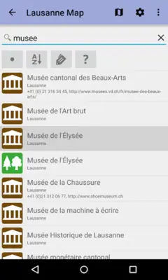 Lausanne Map android App screenshot 5